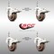 Service Caster 3 Inch 316SS High Temp Glass Filled Nylon 1/2 Inch Stem Caster Set Lock Brake SCC SCC-SS316TSTTL20S314-GFNSHT-121315-4 - alternate 5
